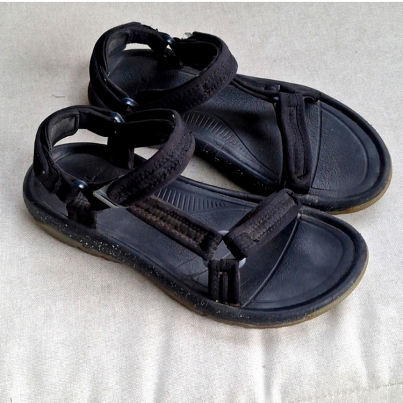 TEVA Mens Universal Black Hiking Sandals Size 9 - Picture 1 of 5